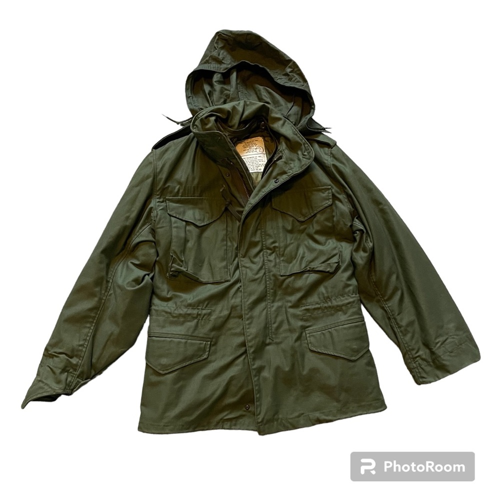 US Military OG107 Cold Weather Coat w/ Liner EUC